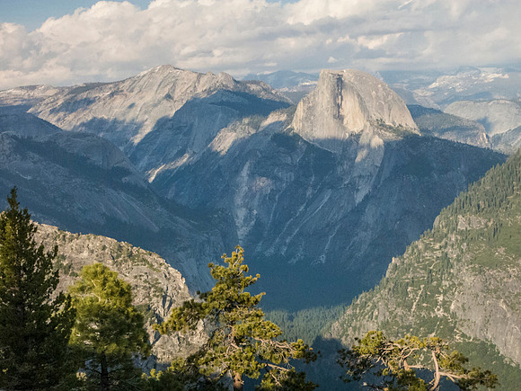 Clouds Rest and Half Dome from El Capitan